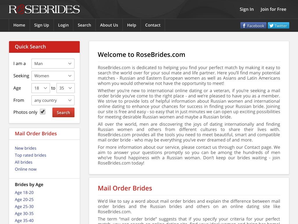 rosebrides online dating site